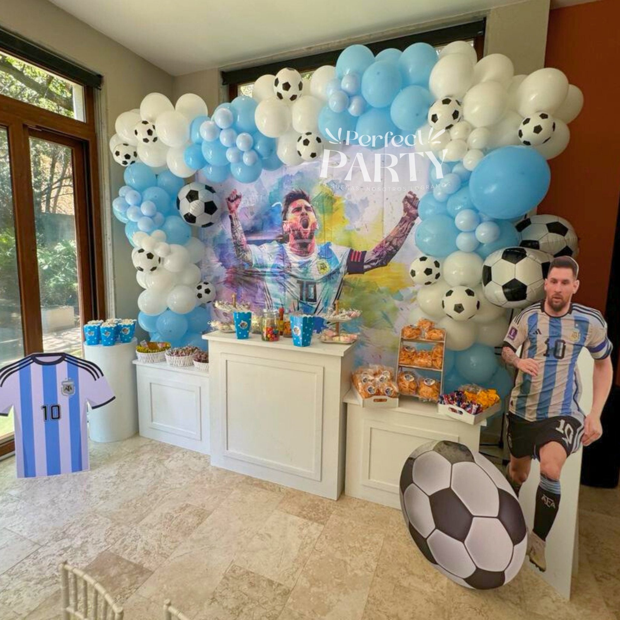 Mesa de dulces | Decoración con globos - Perfect Party